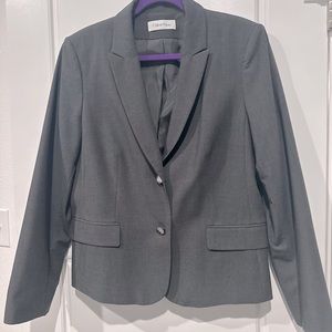 Calvin Klein office skirt and blazer  -Grey 12P